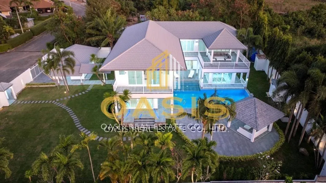 Luxury Pool Villa with Mountain and Partial Sea Views for Sale
