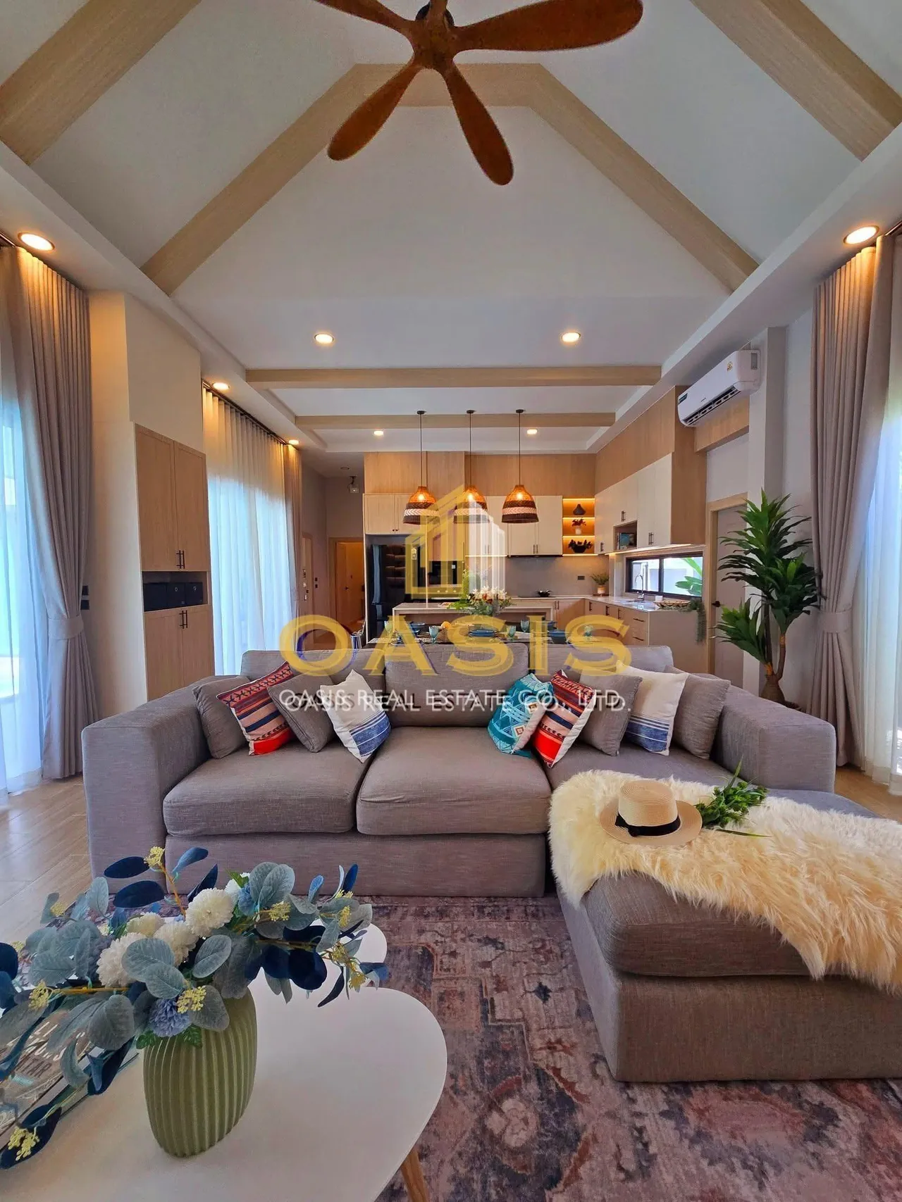 Pattaya house for sale Feel Cozy American Barn House, the only 1 in Pattaya