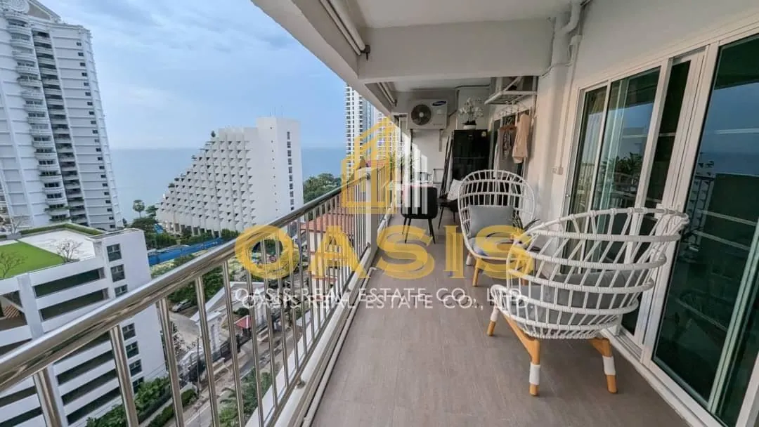 Luxury 2-Bedroom Condo with 180-Degree Sea View in Wongamat