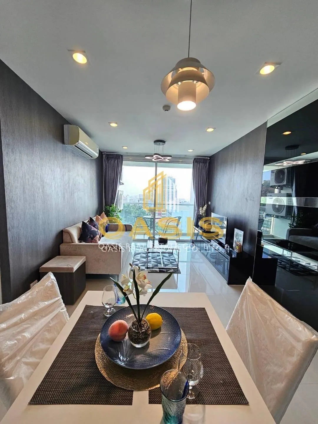 Panoramic View from the 20th Floor – The Vision Condo, Pratumnak Hill