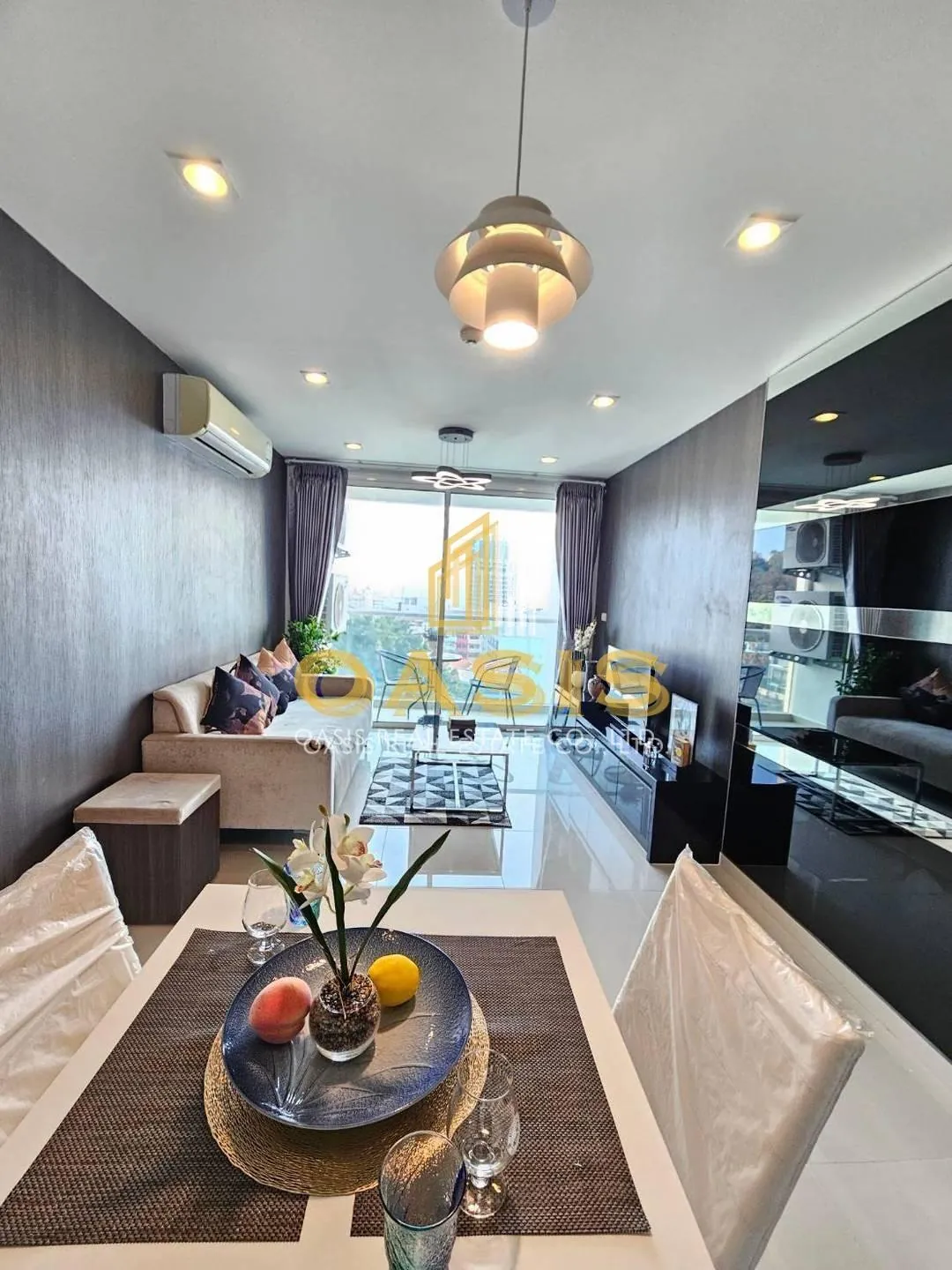 Panoramic View from the 20th Floor – The Vision Condo, Pratumnak Hill