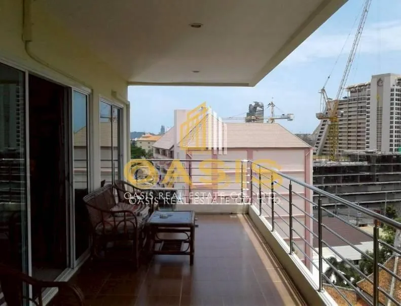 Spacious 2-Bedroom Condo with Sea & Garden Views in Wongamat Privency condominium