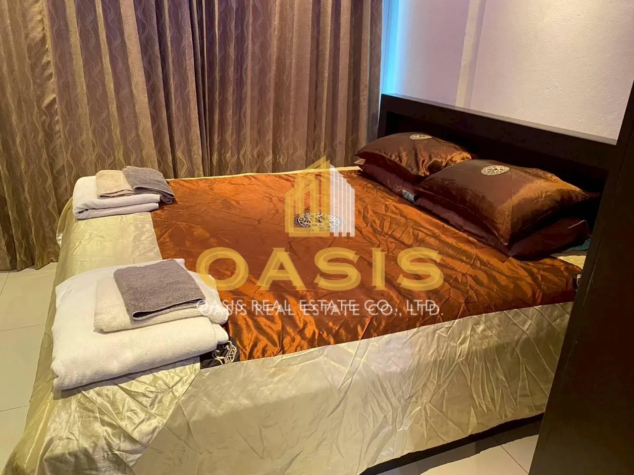 Spacious 2-Bedroom Condo with Sea & Garden Views in Wongamat Privency condominium