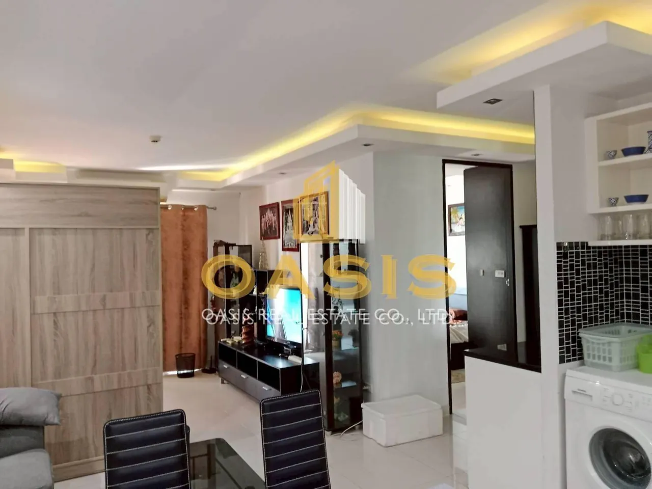 Spacious 2-Bedroom Condo with Sea & Garden Views in Wongamat Privency condominium