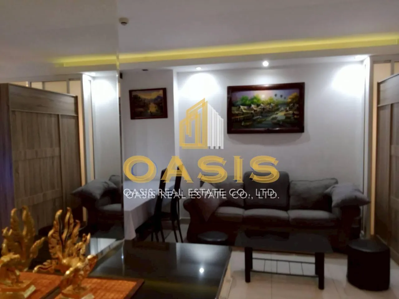Spacious 2-Bedroom Condo with Sea & Garden Views in Wongamat Privency condominium