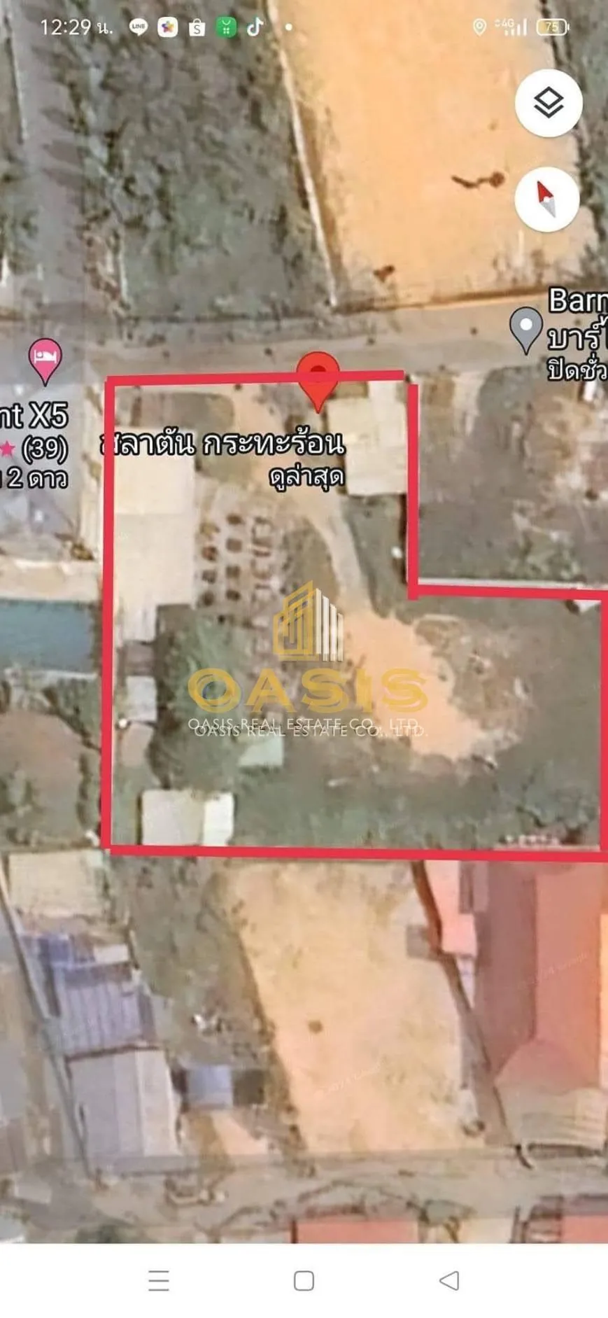 Prime Land with Operating Thai BBQ Buffet Restaurant for Sale – Thappraya Soi 5, Pattaya