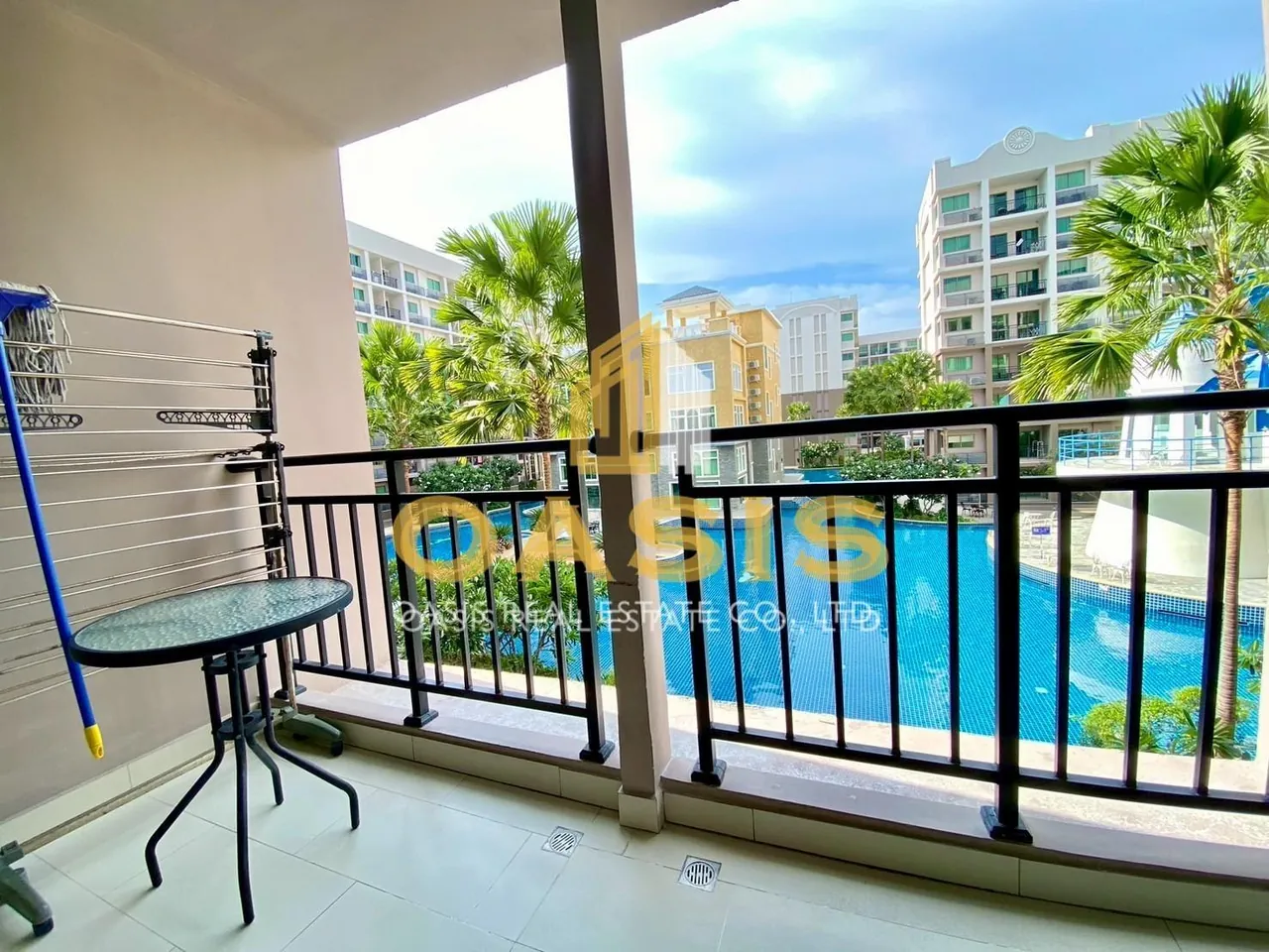 This modern 2-bedroom unit with a relaxing pool view for sale