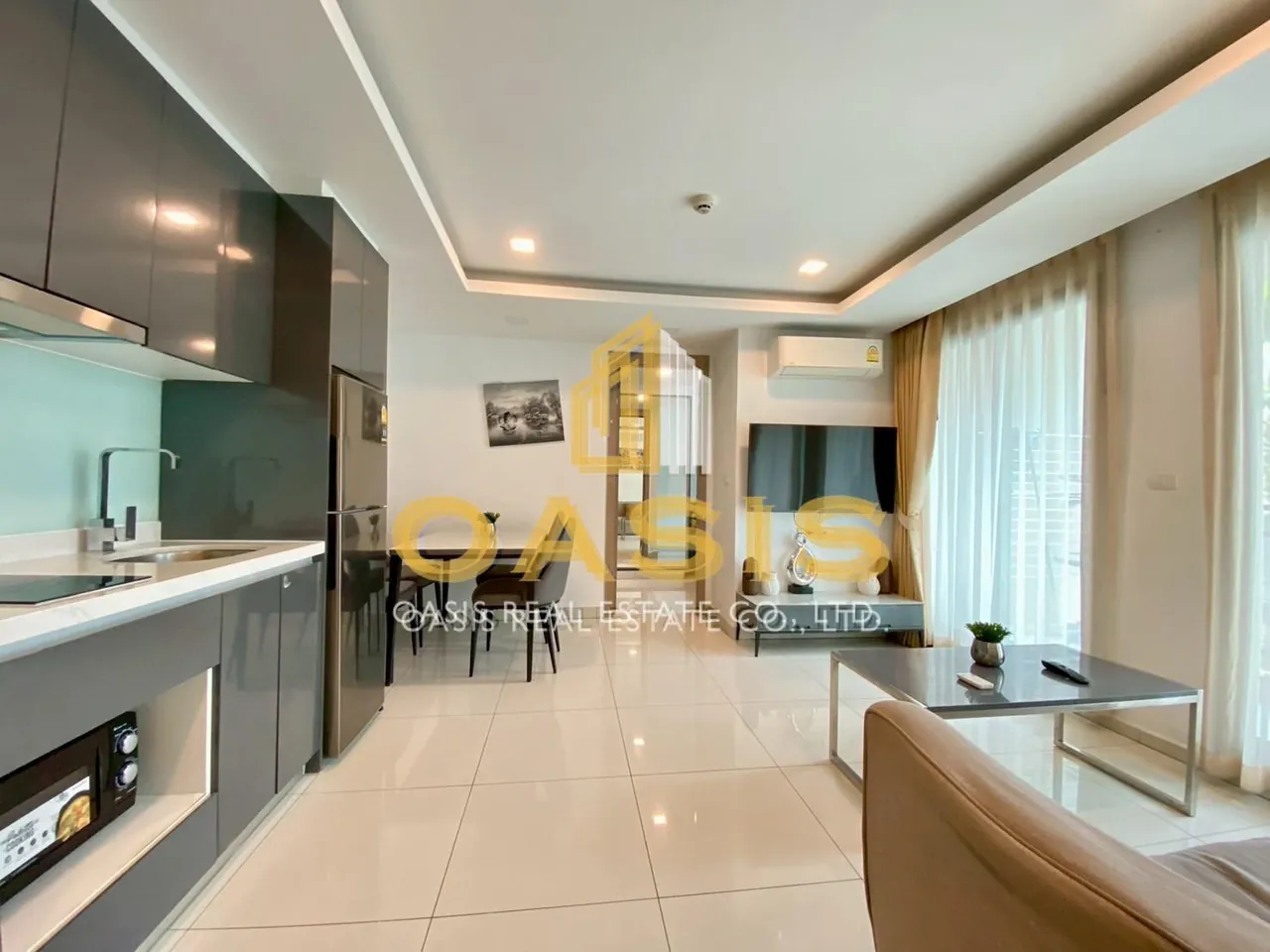 This modern 2-bedroom unit  with a relaxing pool view for sale