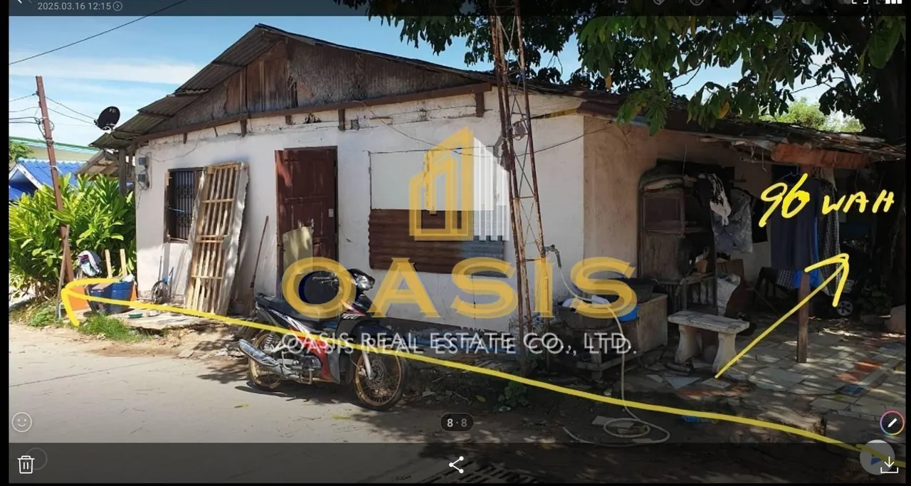 Land for Sale in Pattaya – 96 sq.w. near South Pattaya Sukhumvit Junction
