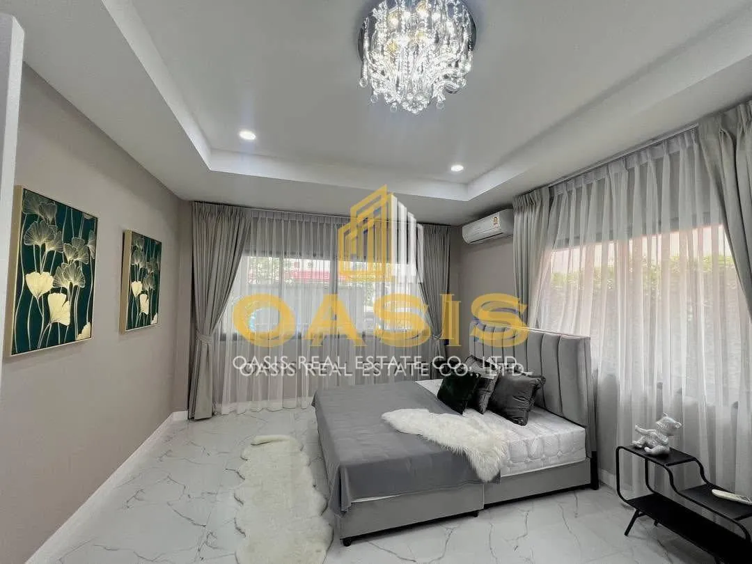Luxury Pool Villa for Rent in Eakmongkol Village – Beachside Location