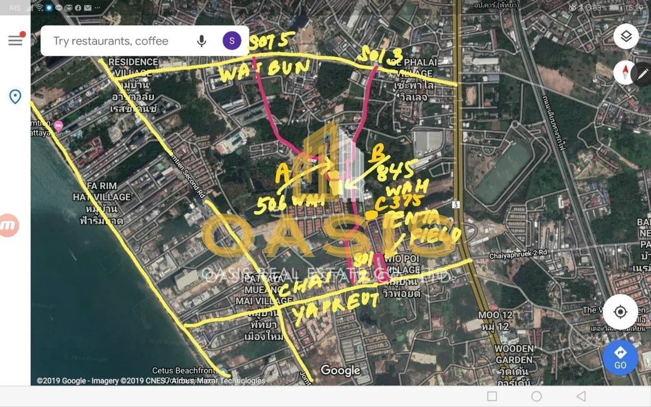 Premium Land for Sale on Chaiyapruek Soi 2, Pattaya