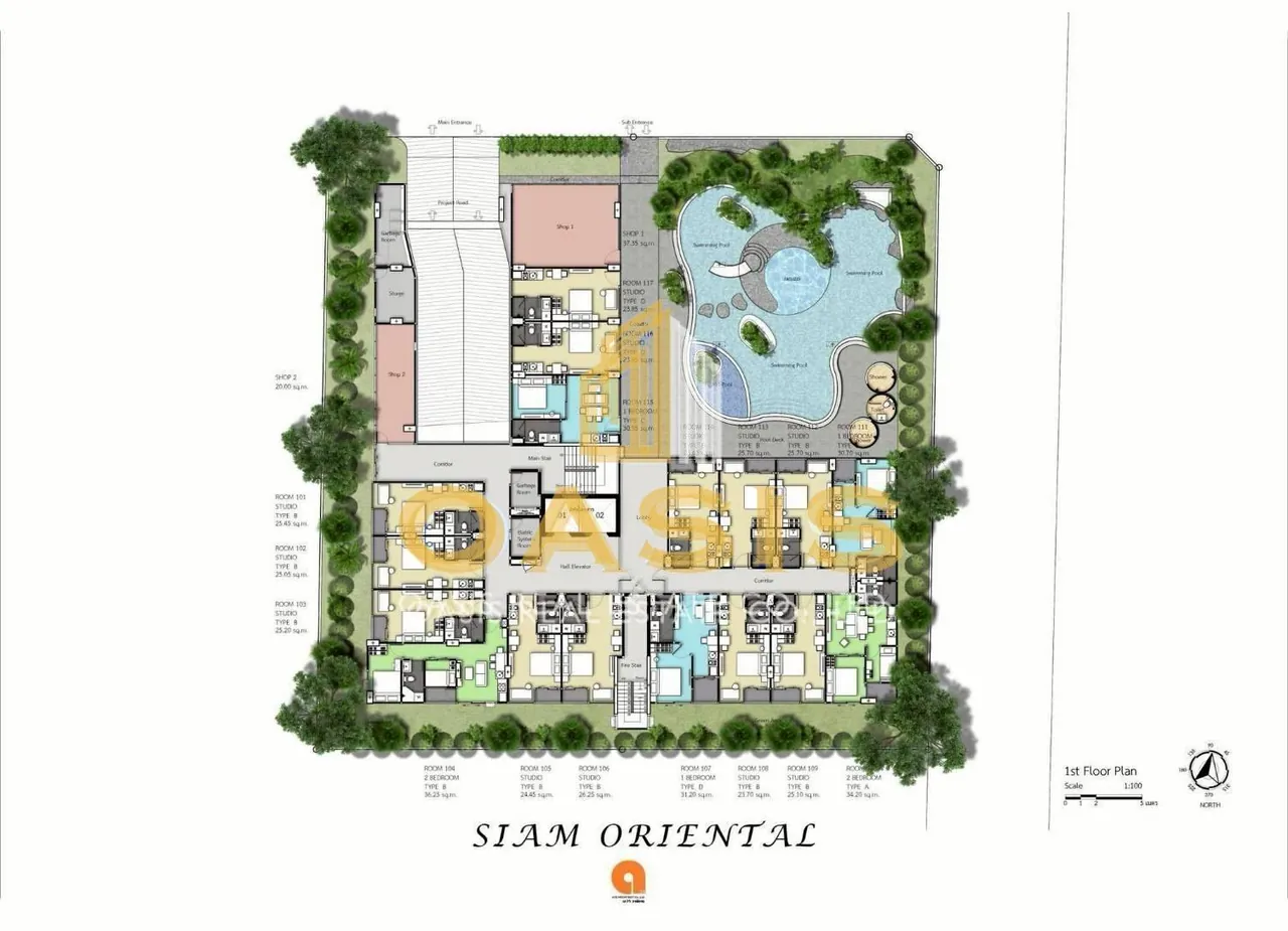 Beautiful pool view in "Siam Oriental Dream”