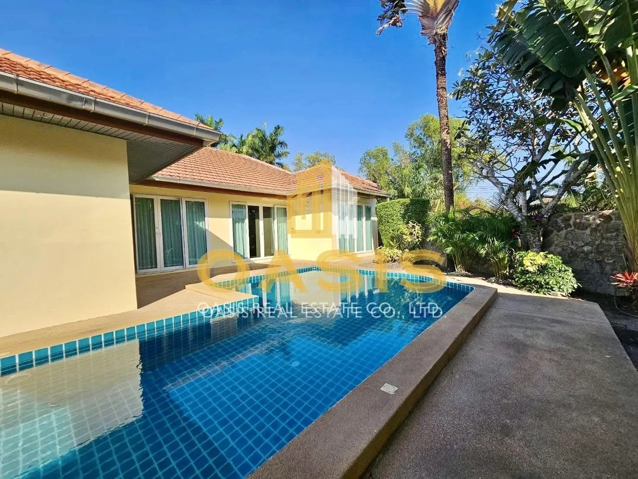 Luxury Pool Villa For Sale Whispering Palms, Mabprachan
