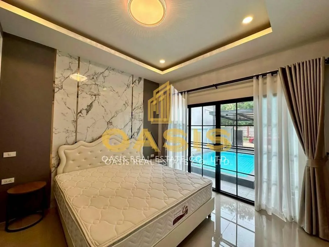 Charming Pool Villa Near Mabprachan Reservoir For Sale