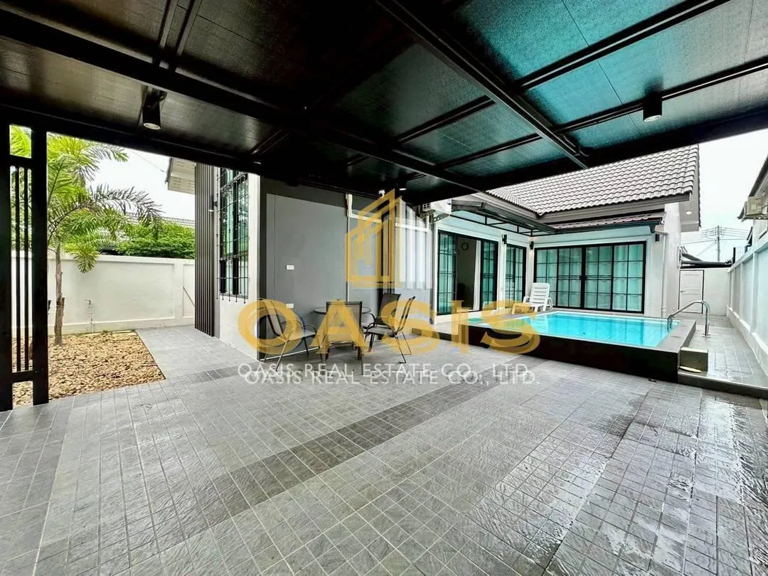Charming Pool Villa Near Mabprachan Reservoir For Sale