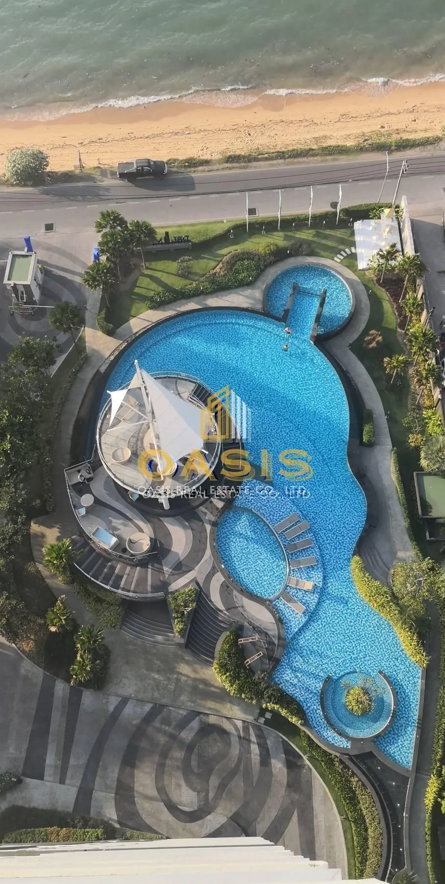 2 Bedroom Luxury Beachfront Condo for Rent Del Mare Bang Saray