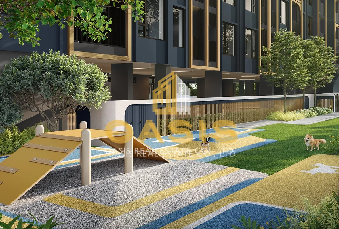 The Base Ratchada 19 Pet-Friendly Condominium by Sansiri For sale