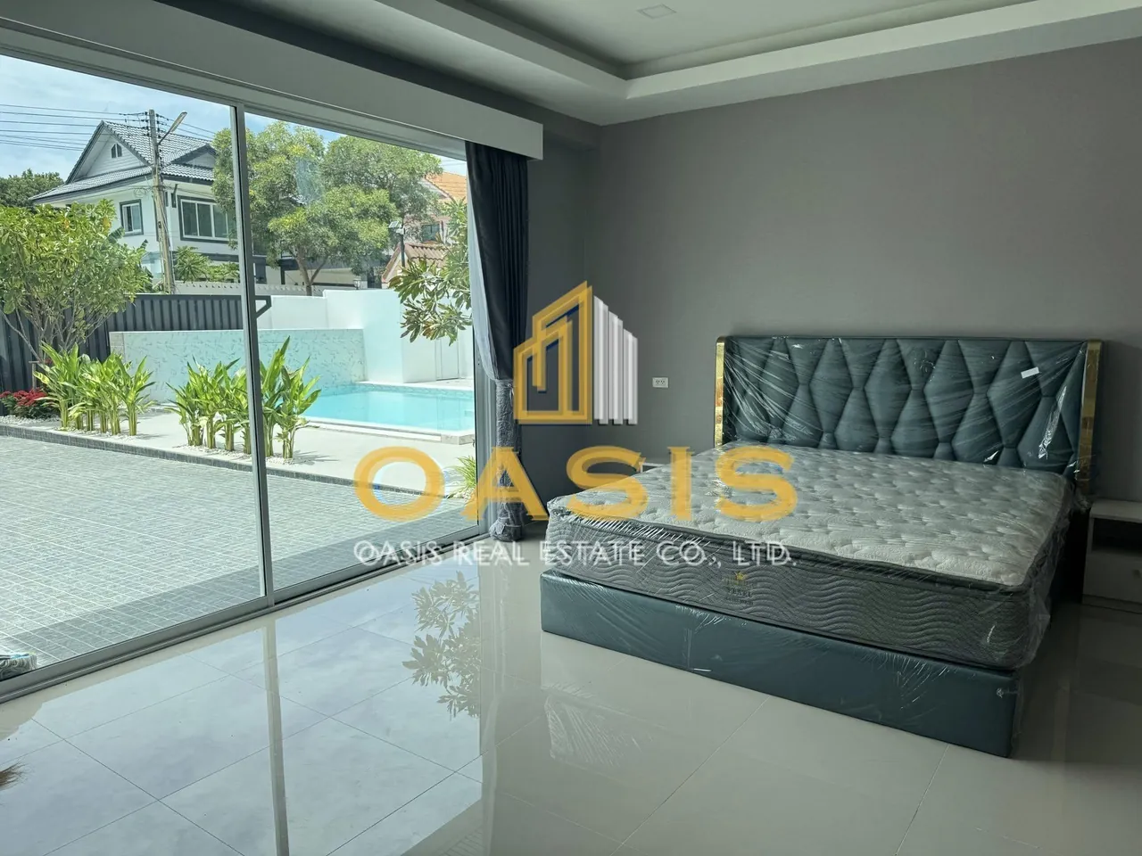 Modern house design with private pool for sale