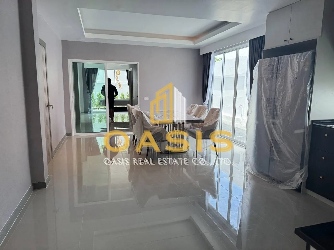Modern house design with private pool for sale