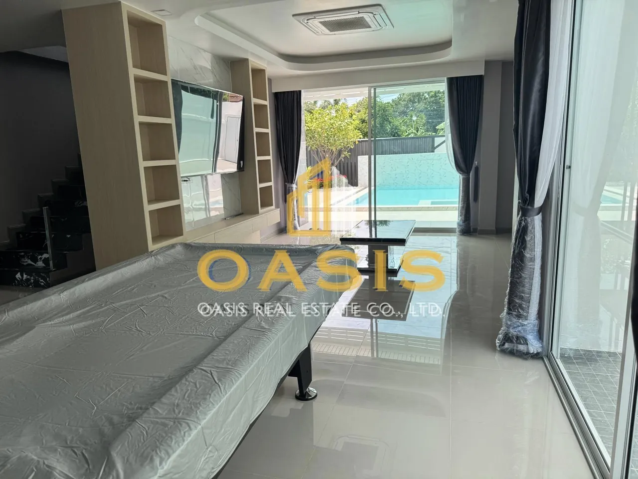 Modern house design with private pool for sale
