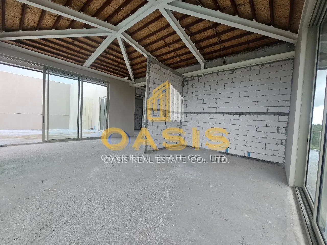 Bangsaray Heights Condominium Bare Shell Penthouse for Sale