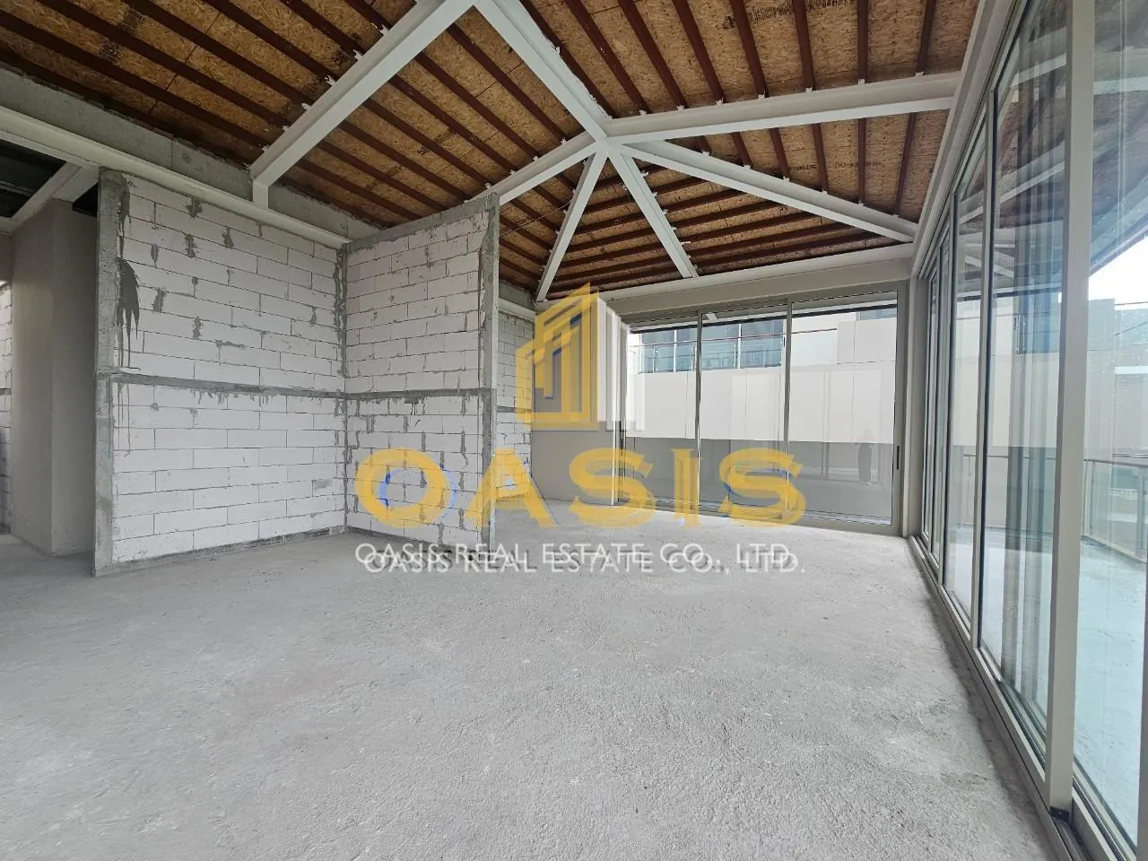Bangsaray Heights Condominium Bare Shell Penthouse for Sale