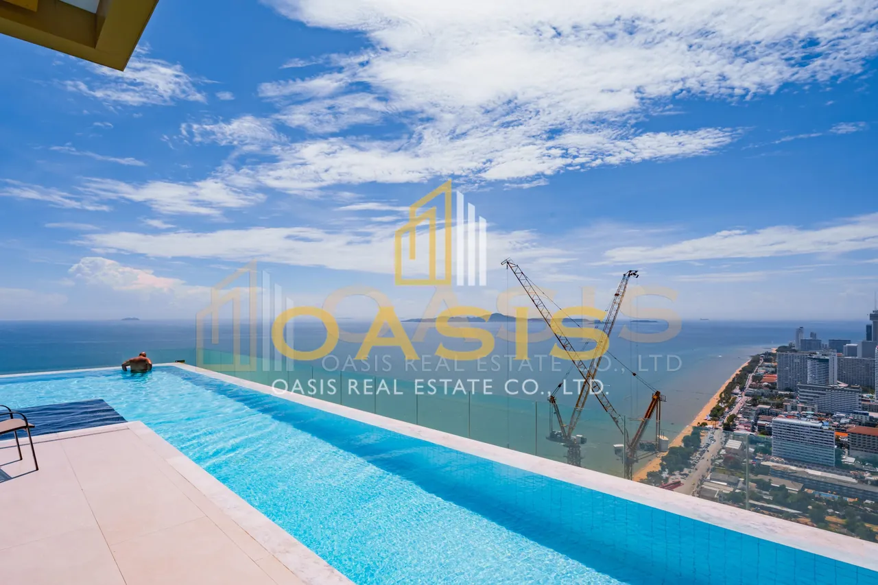 Copacabana Beach Jomtien Luxury 1Bedroom Condo for Rent