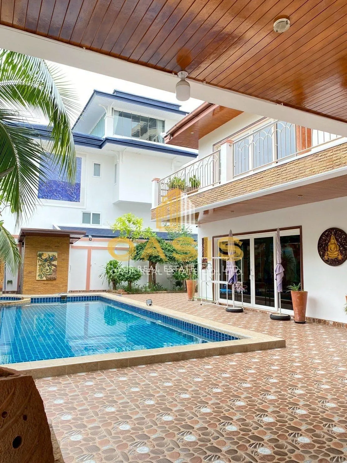 Exclusive 3-Storey Pool Villa for Rent, Just 20m from Jomtien Beach
