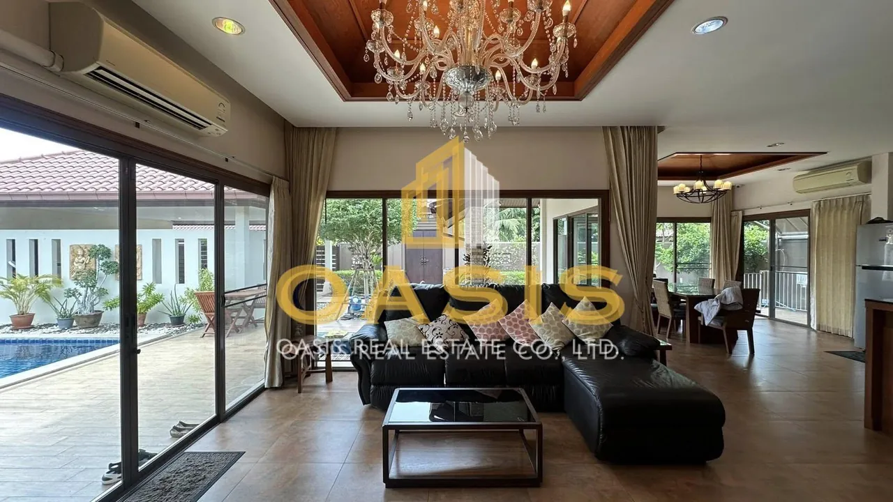 Pool Villa Thai Bali Style in Huay Yai For rent