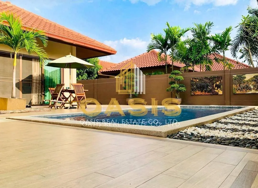 Pool Villa Thai Bali Style in Huay Yai For rent