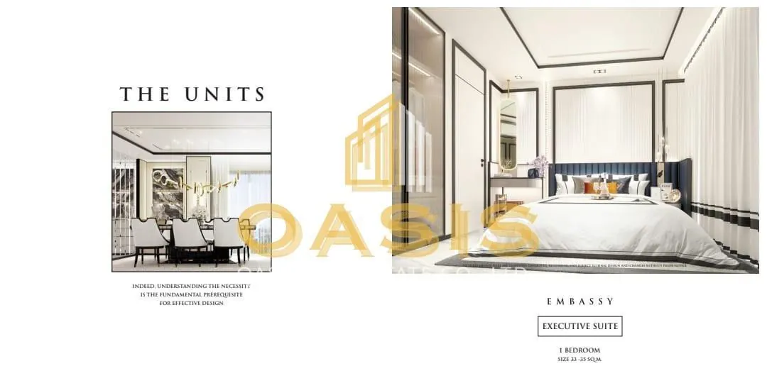 Embassy Condominium 1Bedroom Residence for Sale