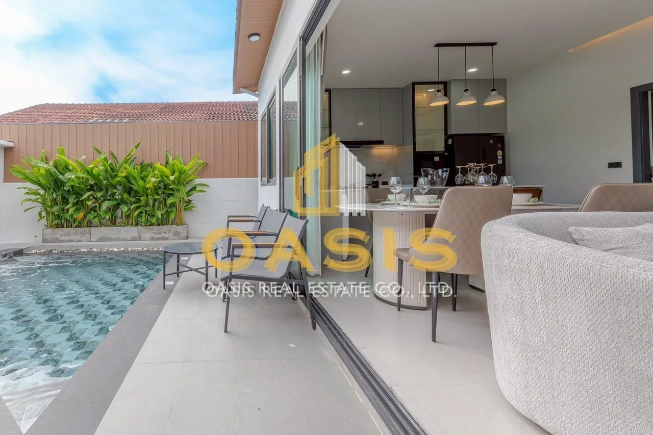 Modern Style Single House Pool Villa for Sale in Central Pattaya
