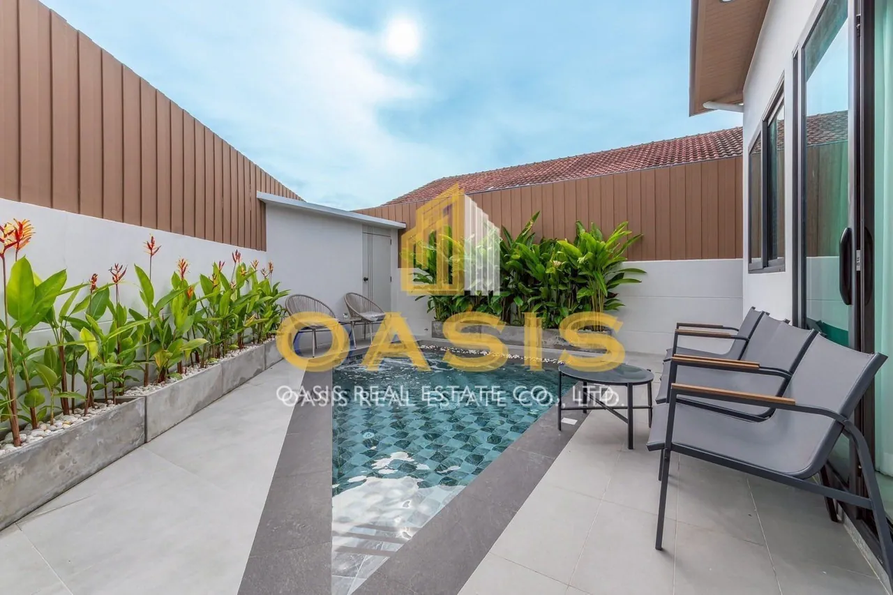 Modern Style Single House Pool Villa for Sale in Central Pattaya