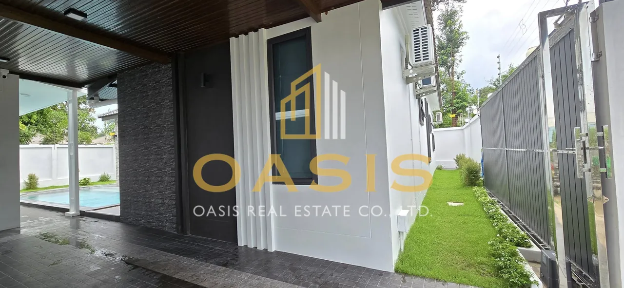 Single modern house style Pool villa for rent