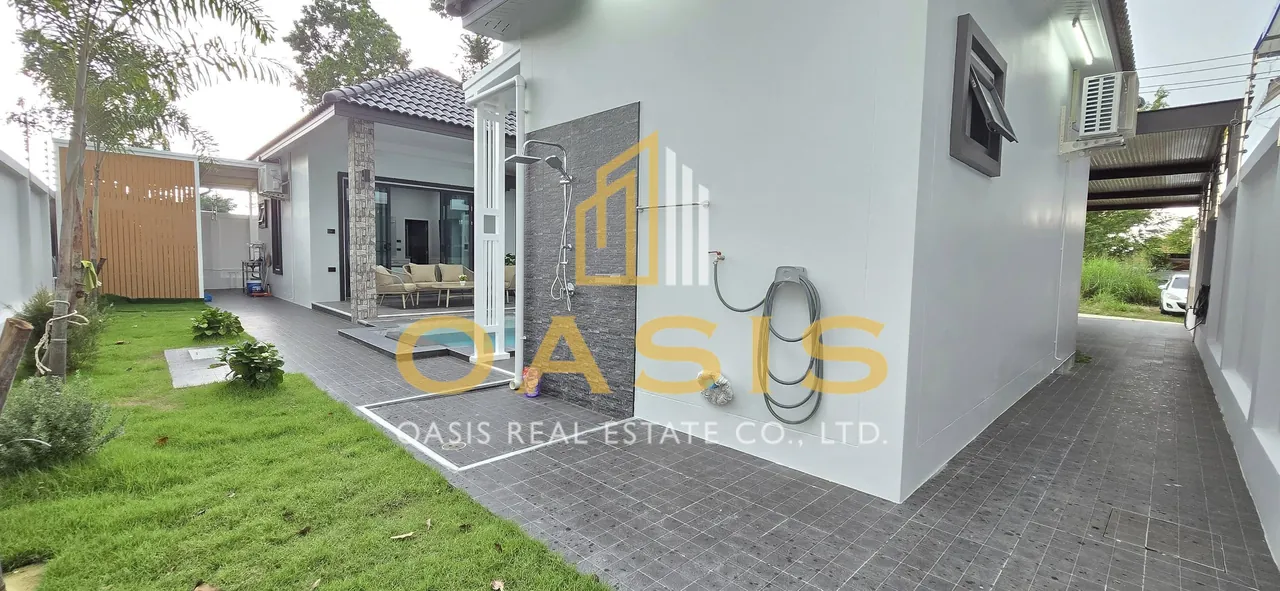 Single modern house style Pool villa for rent