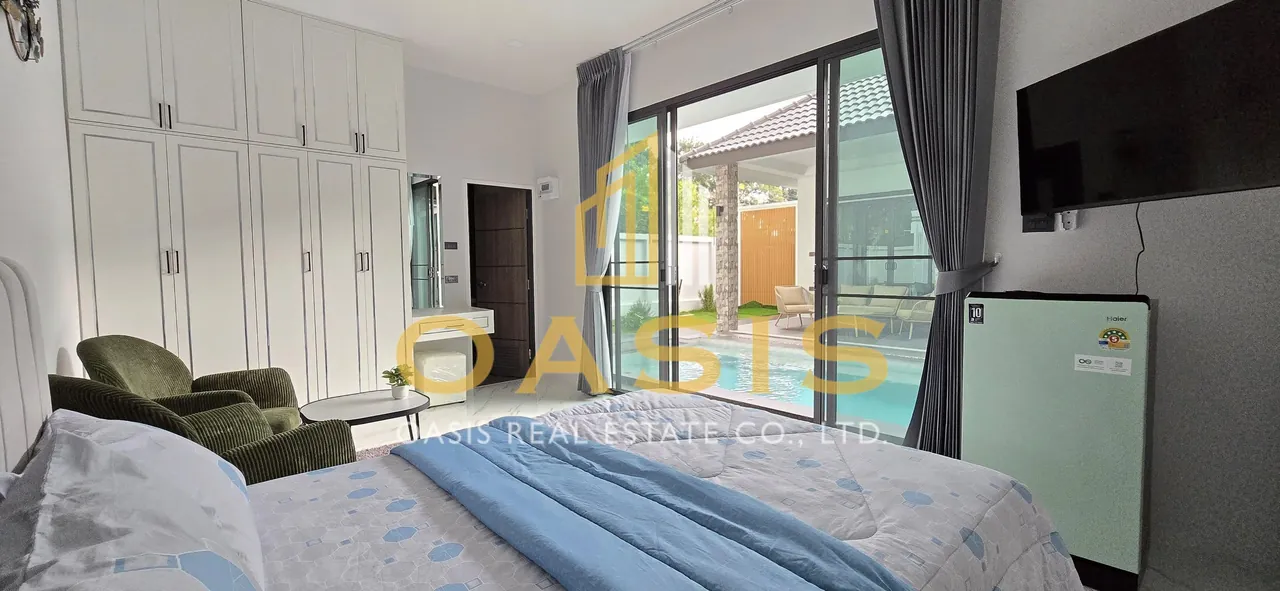 Single modern house style Pool villa for rent