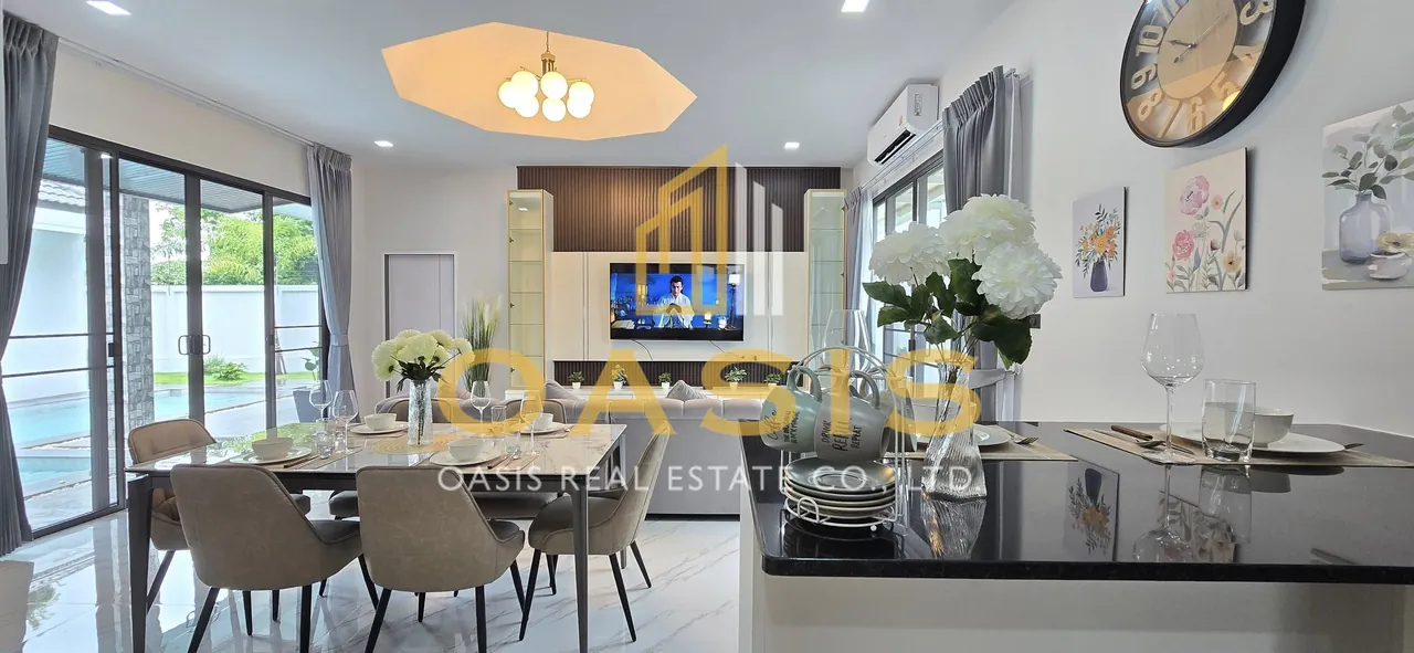 Single modern house style Pool villa for rent