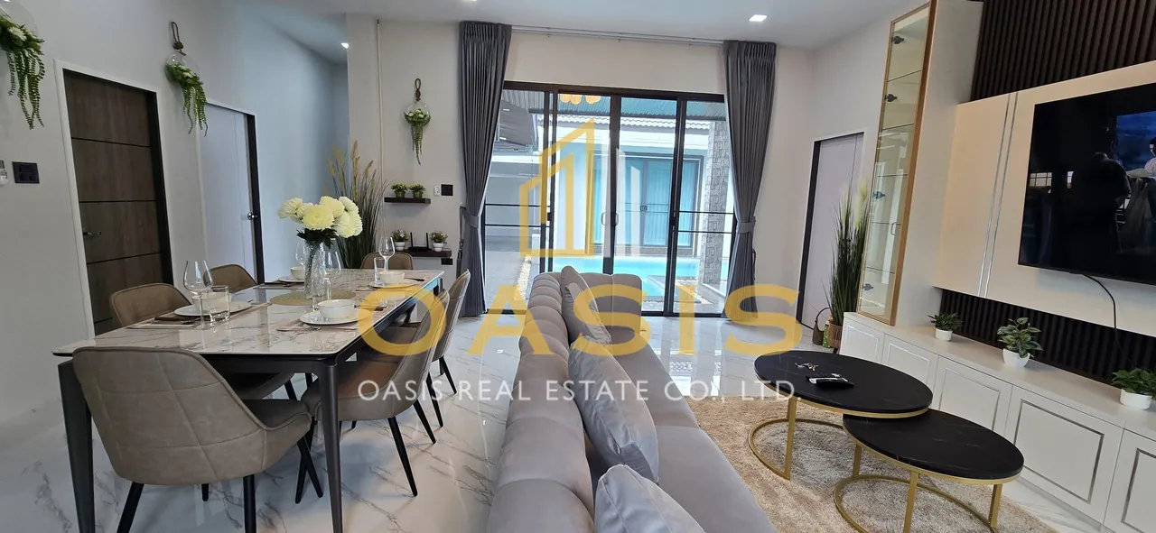 Single modern house style Pool villa  for rent
