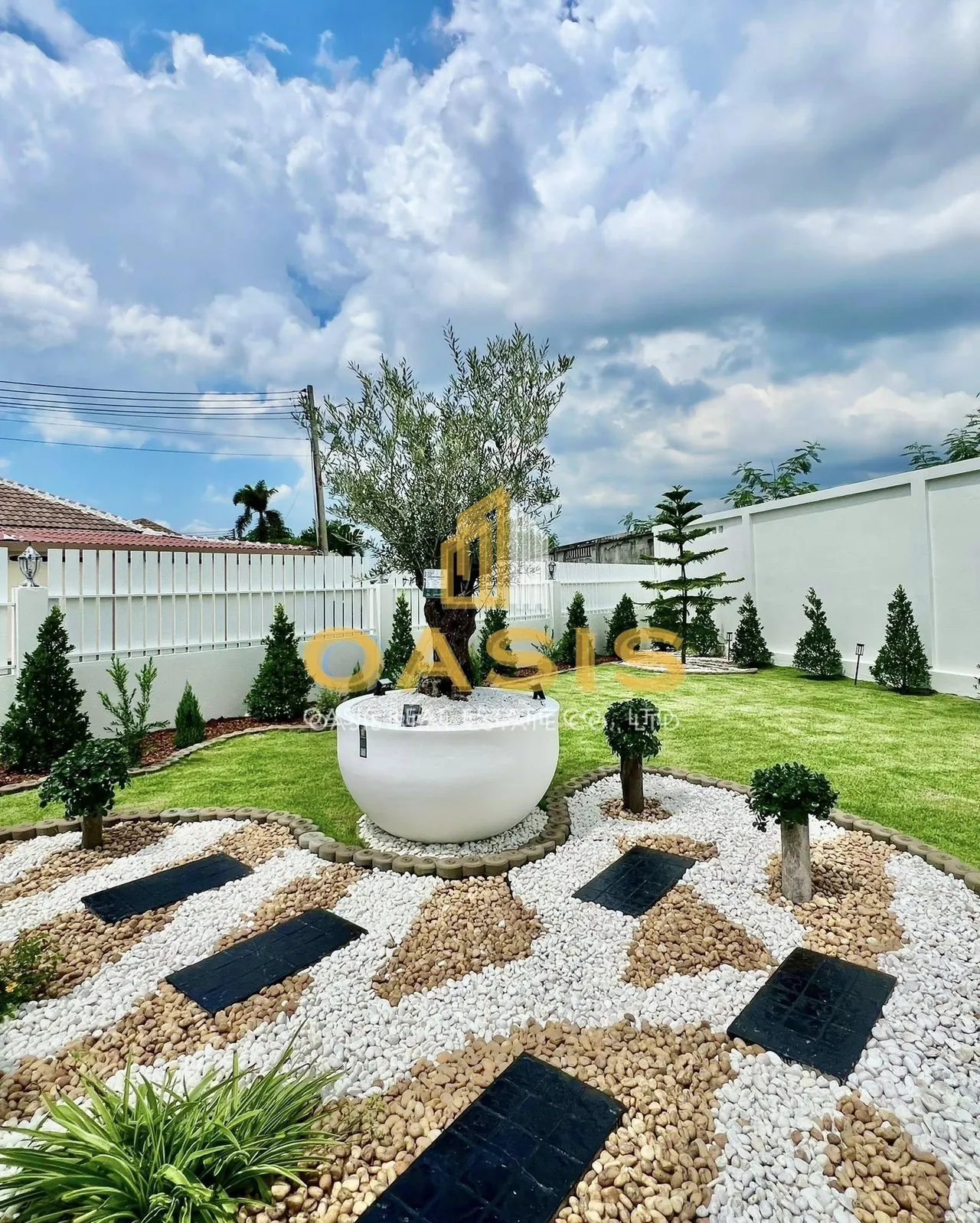Single-storey corner house with a gentle for sale