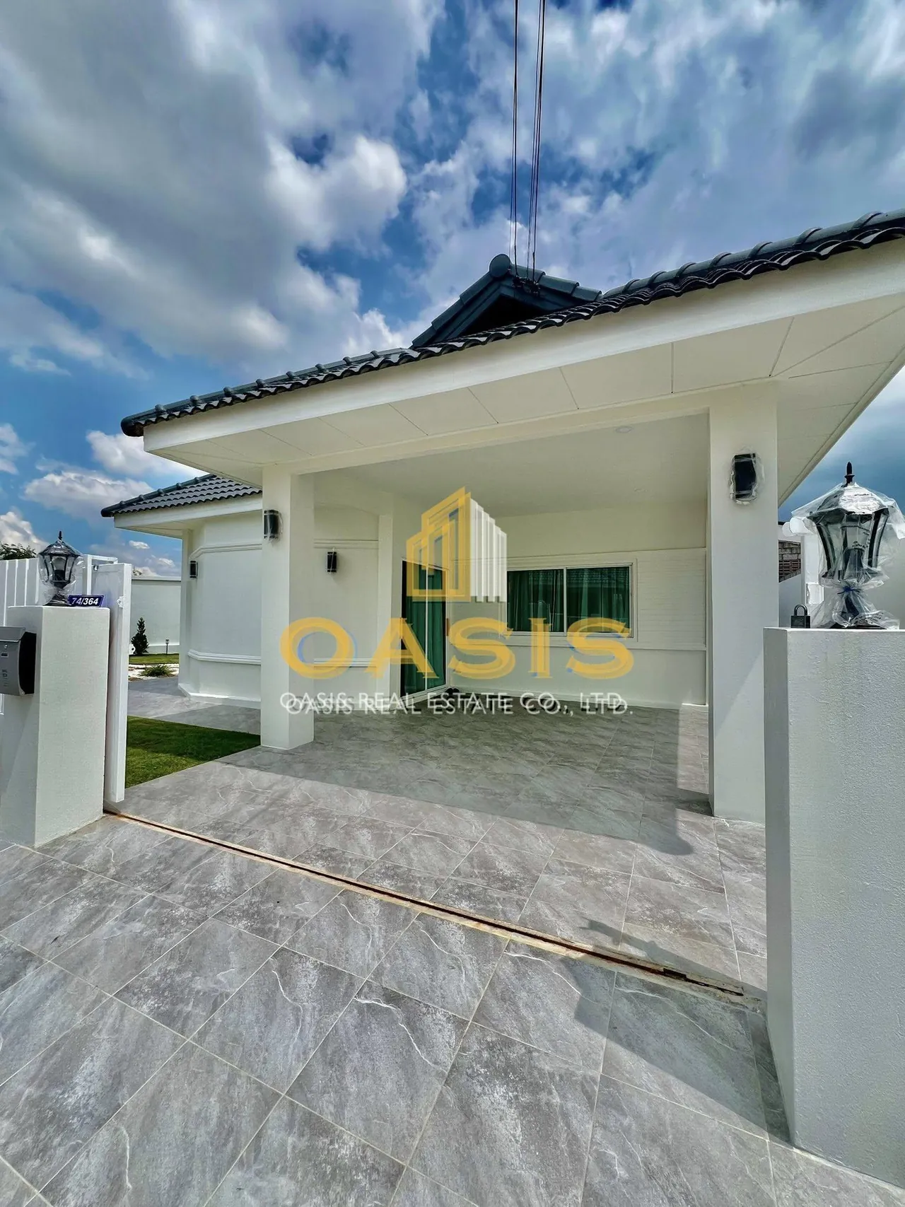 Single-storey corner house with a gentle for sale
