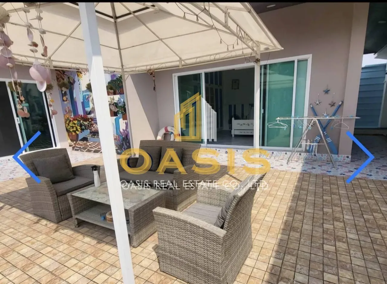Baan Pattaya 5 Village 5-Bedroom Pool Villa for Sale or Rent