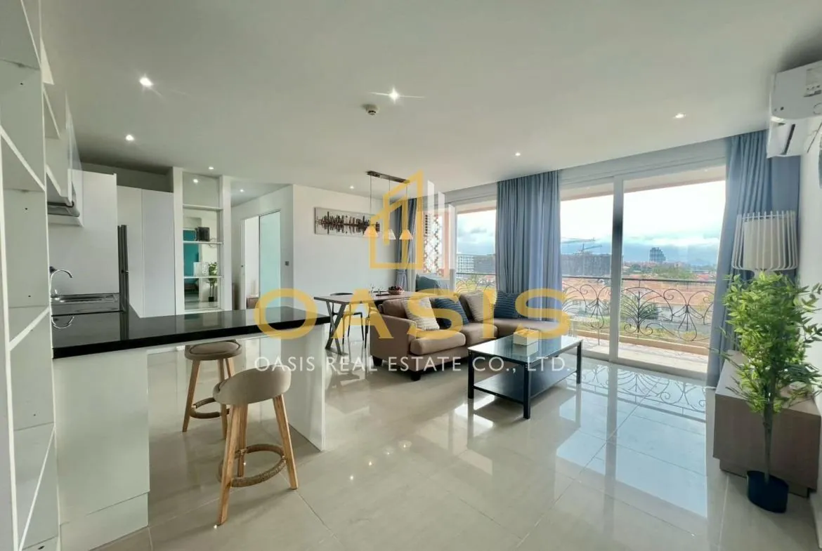 Spacious 2 Bedroom Condo for Sale at Atlantis Condo Resort Jomtien – Foreign Ownership
