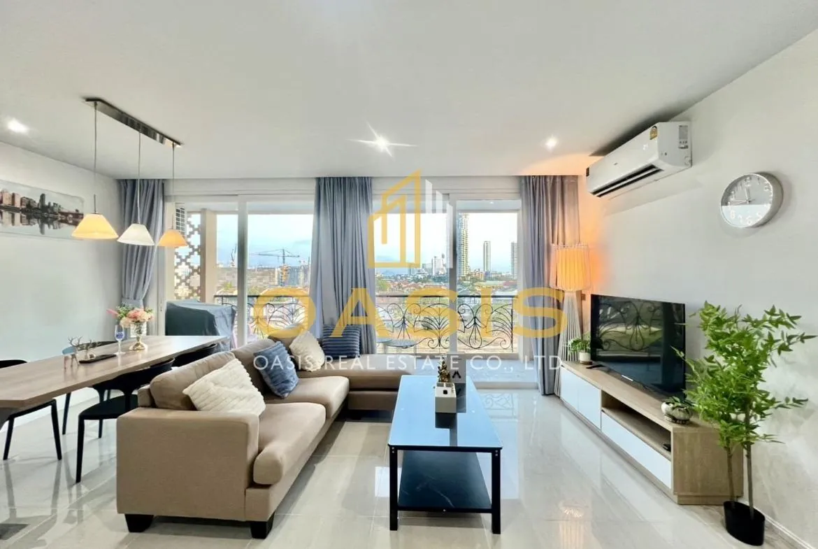 Spacious 2 Bedroom Condo for Sale at Atlantis Condo Resort Jomtien – Foreign Ownership