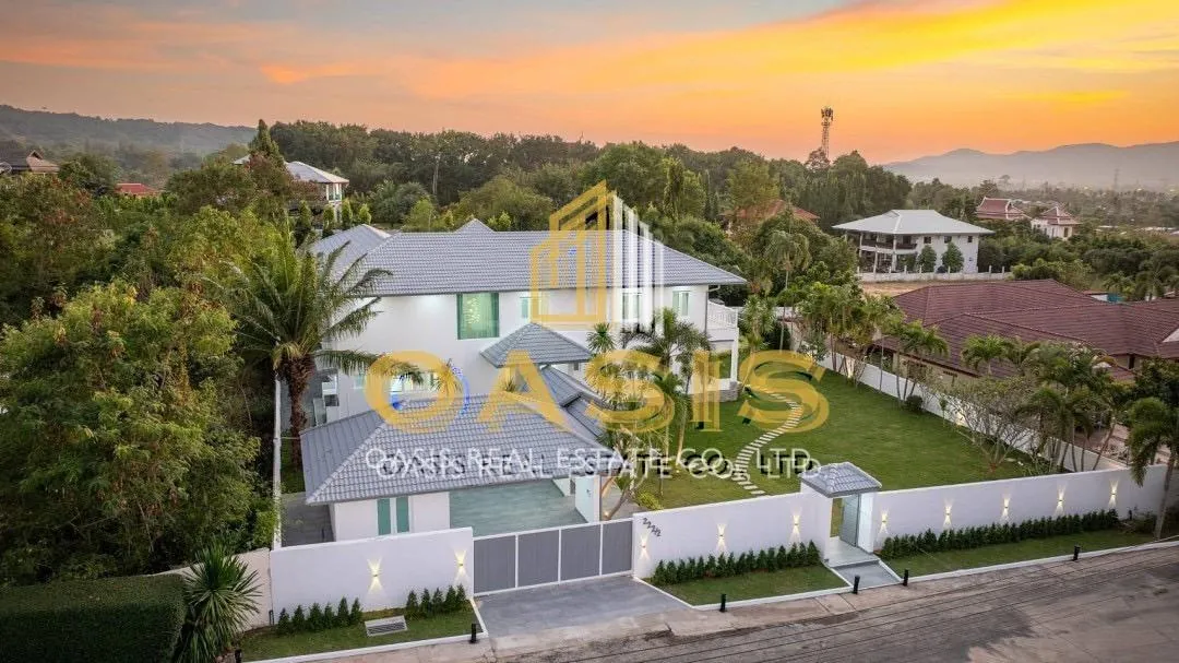 Luxury Pool Villa with Mountain and Partial Sea Views for Sale