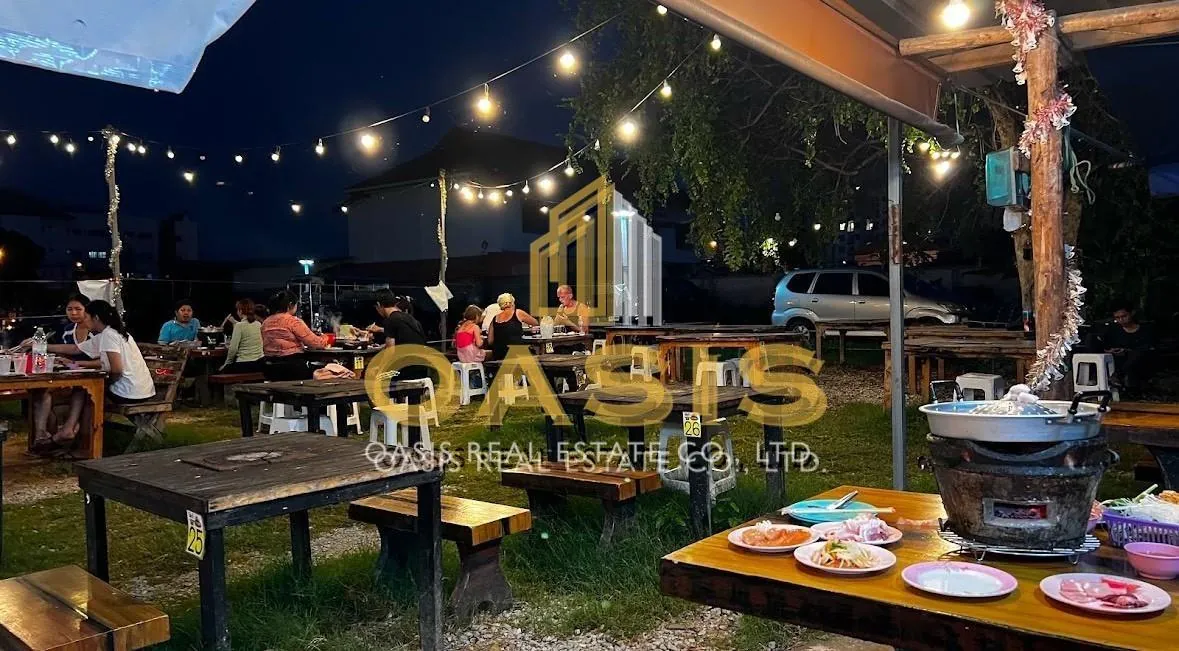 Prime Land with Operating Thai BBQ Buffet Restaurant for Sale – Thappraya Soi 5, Pattaya