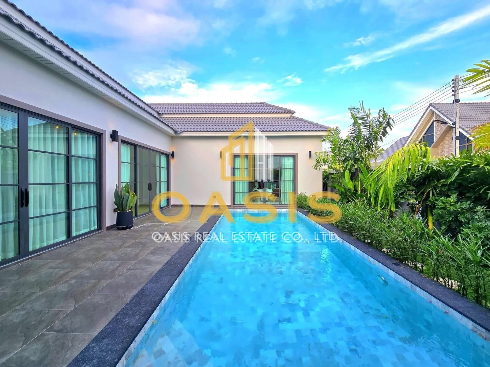 Brand-new luxury pool villa for SALE