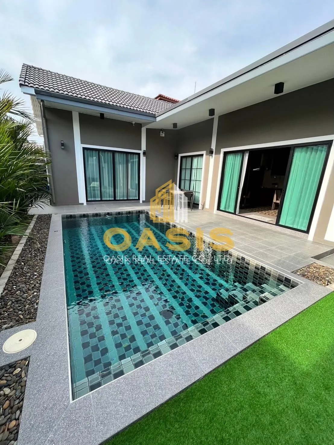 Modern Nordic-Style Pool Villa for SALE