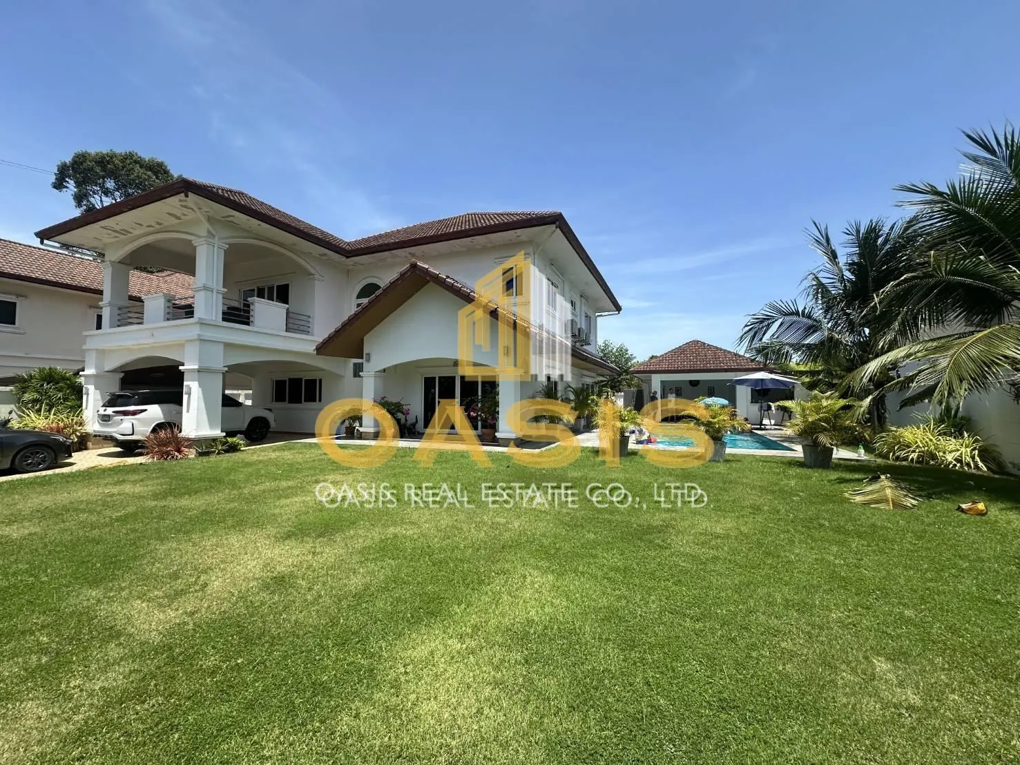 Siam Gardens Pool Villa Lake Mabprachan for rent
