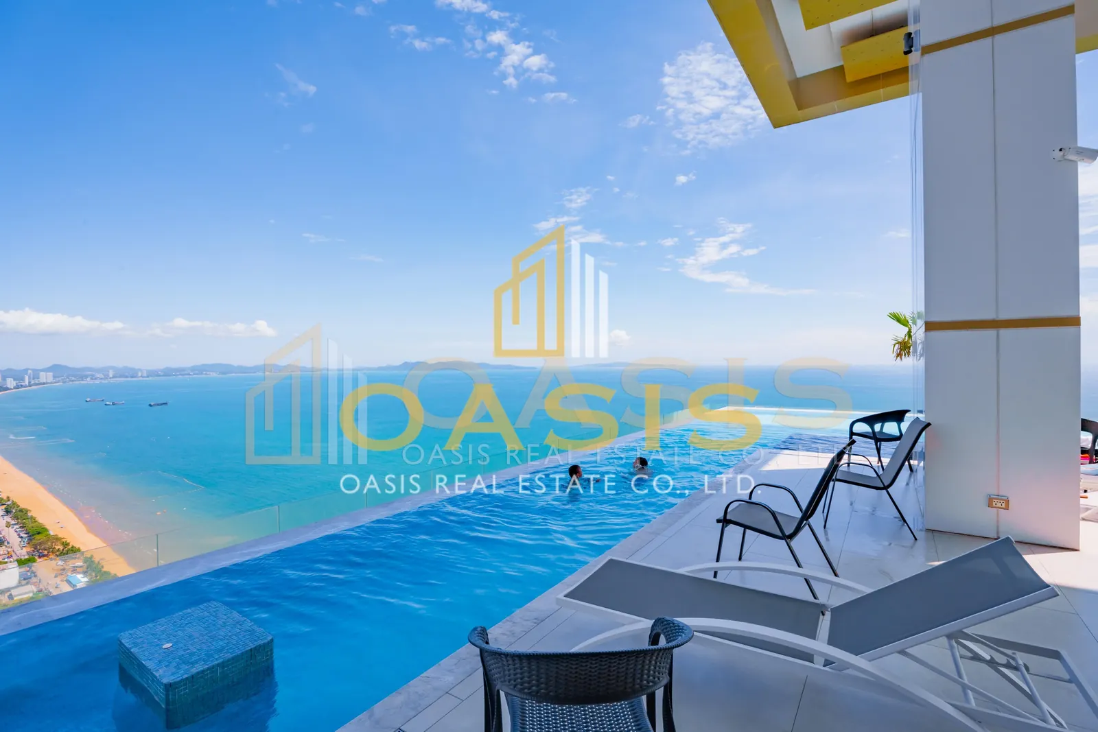 Copacabana Beach Jomtien Luxury 1Bedroom Condo for Rent