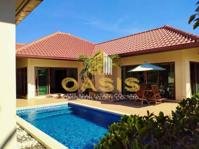 Pool Villa Thai Bali Style in Huay Yai For rent